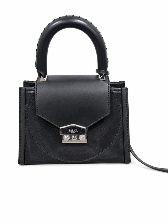 Salar Milano Handbags - Black Top-Handle Mini Bag